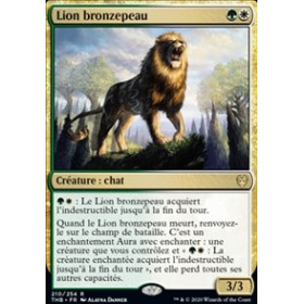 Lion bronzepeau