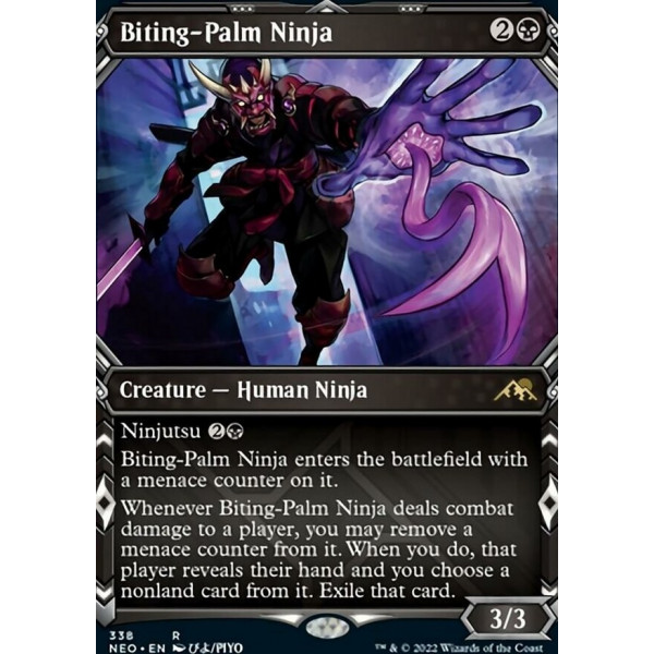 Ninja à la paume mordante