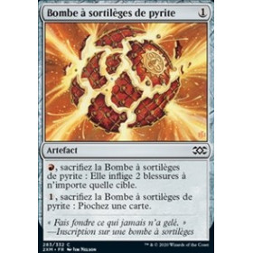 Bombe à sortilèges de pyrite