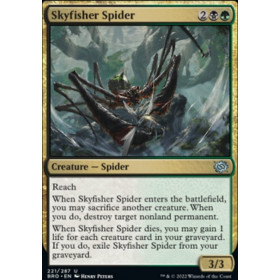 Araignée pêche-ciel (Skyfisher Spider)