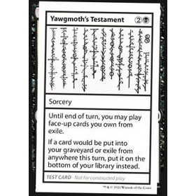 Yawgmoth's Testament