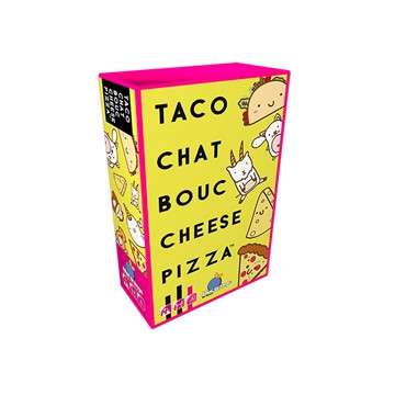 Taco chat bouc cheese pizza