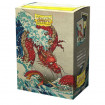 Pochettes: Dragon Shield - Brushed Art Sleeves Great Wave - x100