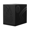Deck Box: Dragon Shield 100+ Double Shell Revised Shadow Black/Black