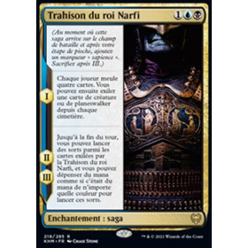 Image de la carte Trahison du roi Narfi de l’édition Kaldheim pour le jeu de cartes à collectionner Magic the Gathering.