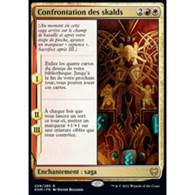 Image de la carte Confrontation des skalds de l’édition Kaldheim pour le jeu de cartes à collectionner Magic the Gathering.
