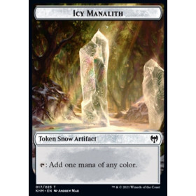 Image de la carte Icy Manalith Token de l’édition Kaldheim pour le jeu de cartes à collectionner Magic the Gathering.